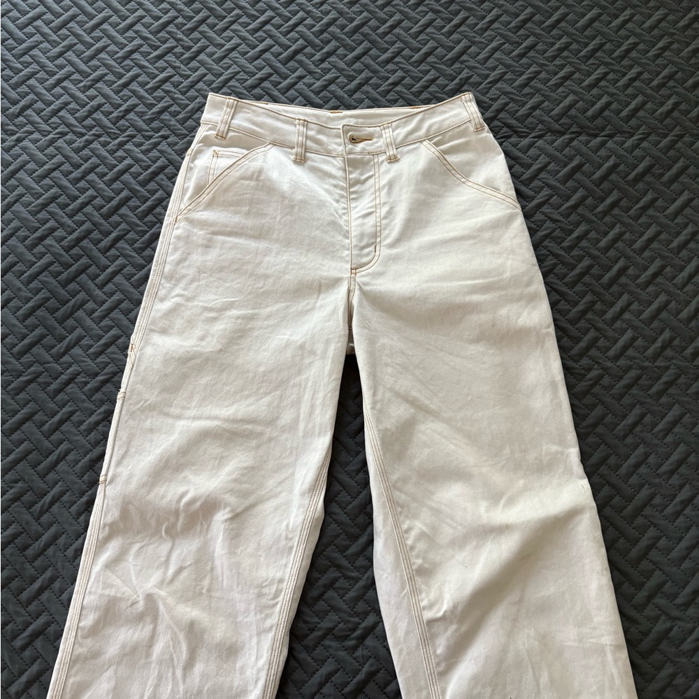 Nike Cream Cargo Pants with Sturdy Fabric